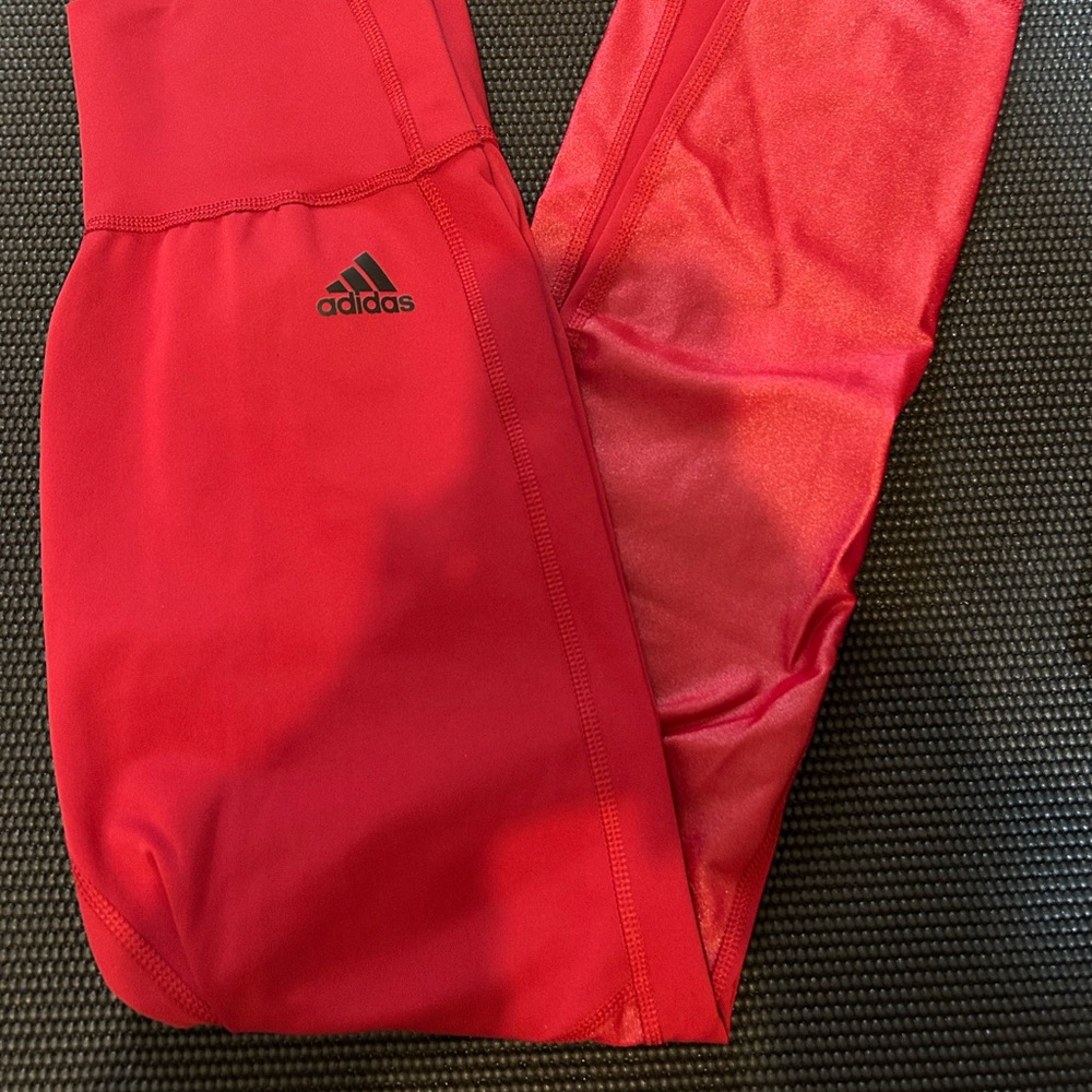 Adidas Bright Red Leggings